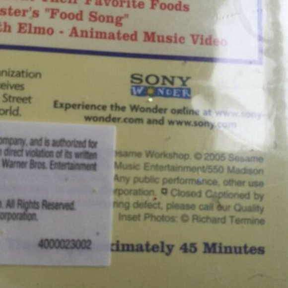 Sesame Street -Happy Healthy Monsters DVD New Exercise Kids Wyclef, Andy Richter - Picture 5 of 5